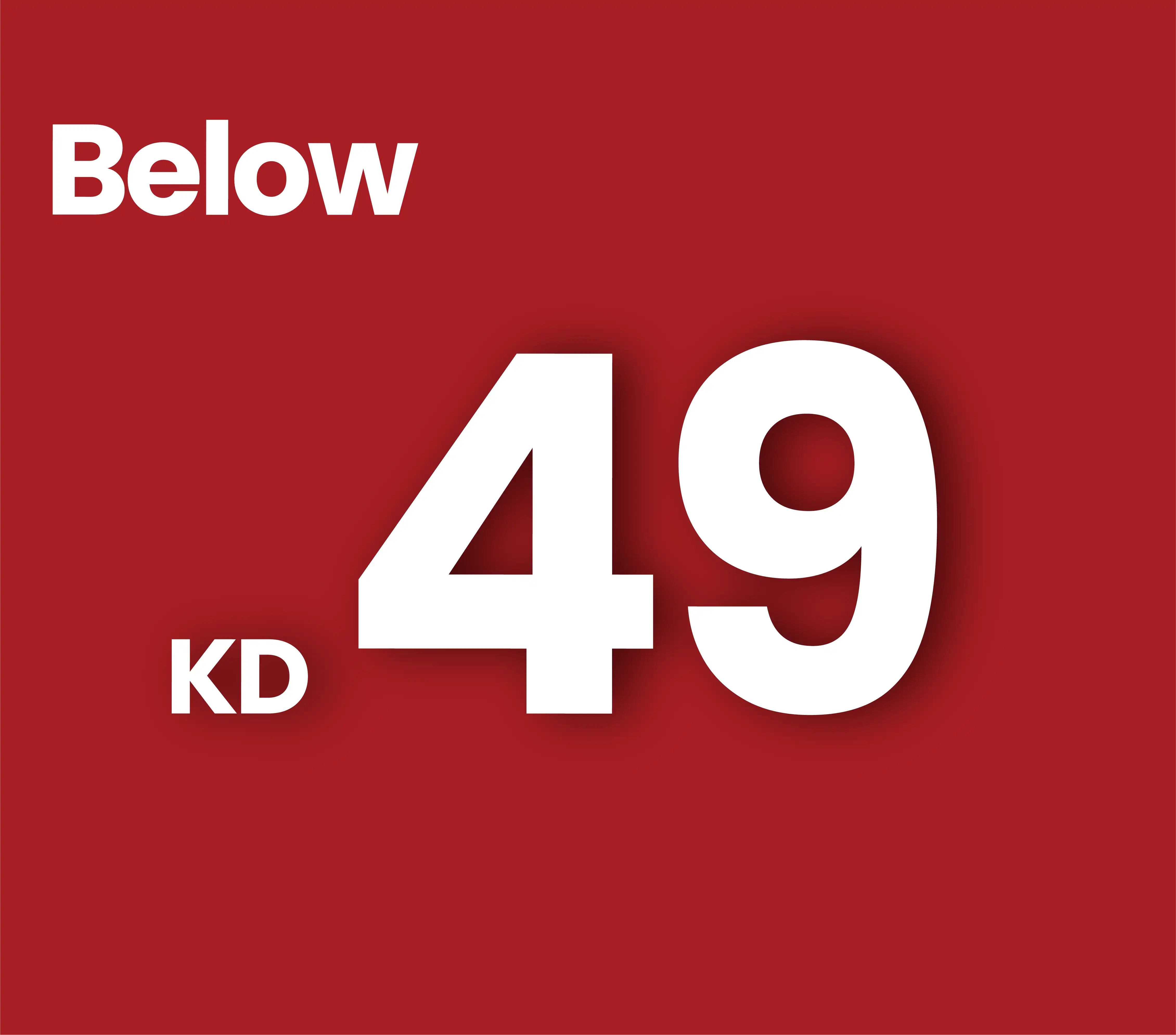 Below 1KD